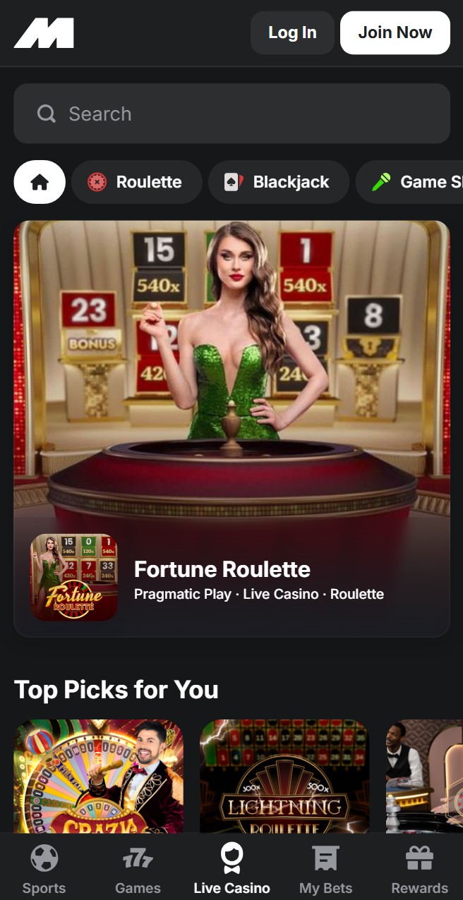 The third image of the app ，Online betting platform with the best betting games with highest cash rewards